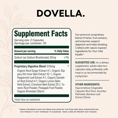 DOVELLA. DEBLOATING CAPSULES